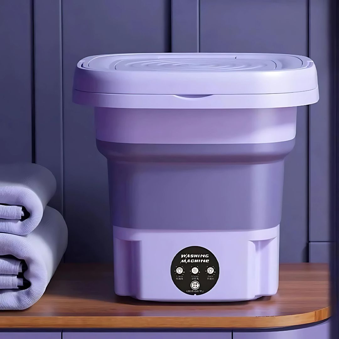 Mini Portable Washing Machine – Foldable & Space-Saving Design