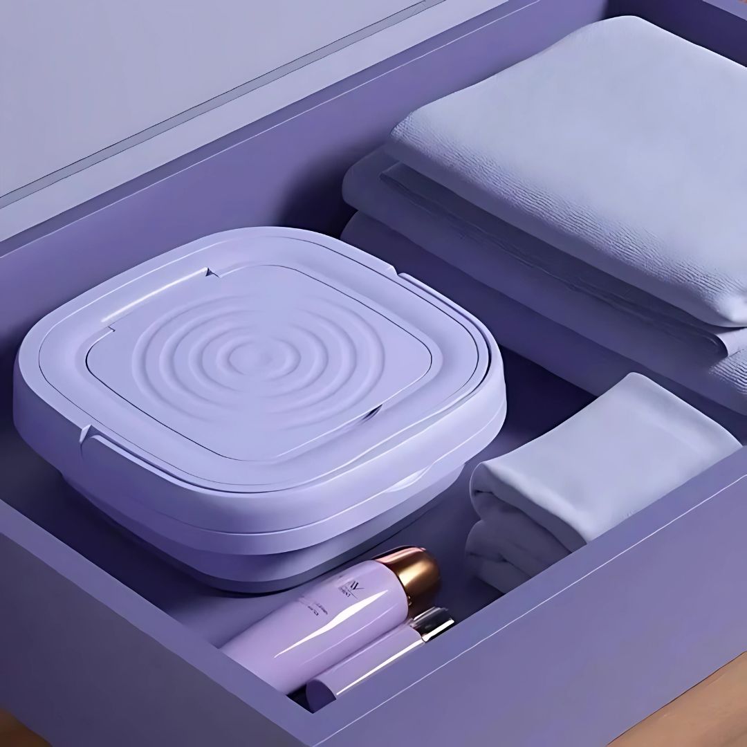 Mini Portable Washing Machine – Foldable & Space-Saving Design