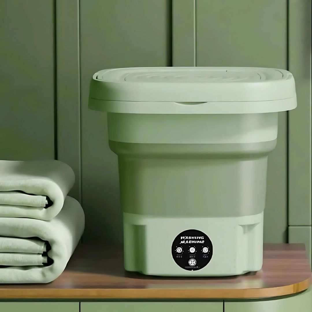 Mini Portable Washing Machine – Foldable & Space-Saving Design