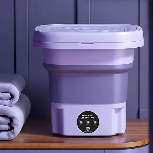 Mini Portable Washing Machine – Foldable & Space-Saving Design